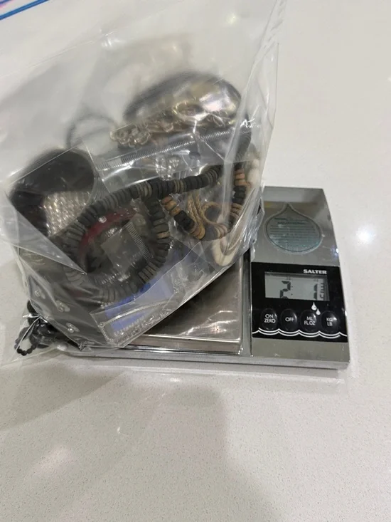 BOHO Meets GOTH Meets BLING Mixed 2# Bag of Jewelry - Picture 10 of 11